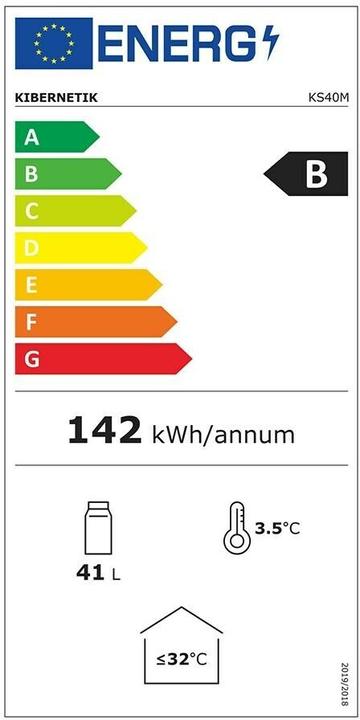 Energy Label Kibernetik Party Cooler KS40M (41 l)