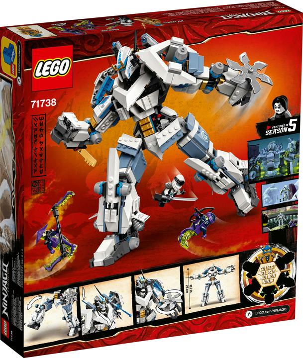 Actual product image LEGO Zane's Titan Mech (71738, LEGO Ninjago)