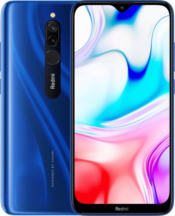 Produktbild Xiaomi Redmi 8 (32 GB, Blue, 6.22", Hybrid Dual SIM, 12 Mpx, 4G)