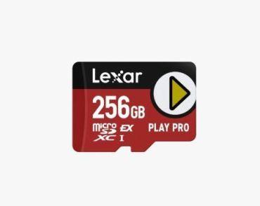 Produktbild Lexar microSD Express 7.1 PLAY Pro 256GB up to R900/W600MB/s Write (104MB/s with UHS-I) (256 GB, microSD Express, UHS-I)