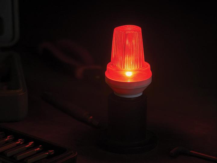 Image du produit Velleman MINI LAMPE LED STROBOSCOPIQUE - E27 - 3 W - ROUGE (360 lm, E27)
