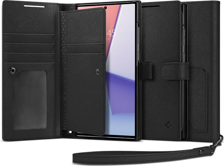 Image du produit Spigen Portefeuille S Plus pour S918B Samsung Galaxy S23 Ultra - noir (Samsung Galaxy S23 Ultra)