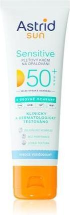 Actual product image Astrid Sun Sensitive Face Tanning Cream SPF 50+ Waterproof 50 ml (Suntan cream, SPF 50+, 50 ml)