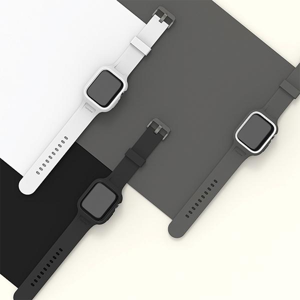Actual product image Araree etui z paskiem Duple Pro Apple Watch 44/45mm biały/white AR70-01866B