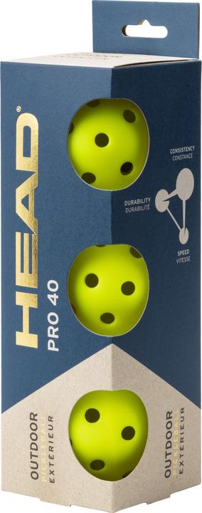 Produktbild Head Pickleball Pro 40 3er-Pack