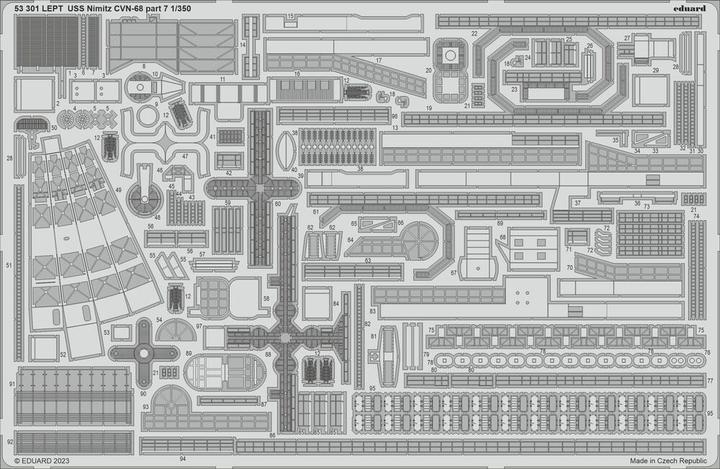 Produktbild Eduard USS Nimitz CVN-68 part 7 1/350