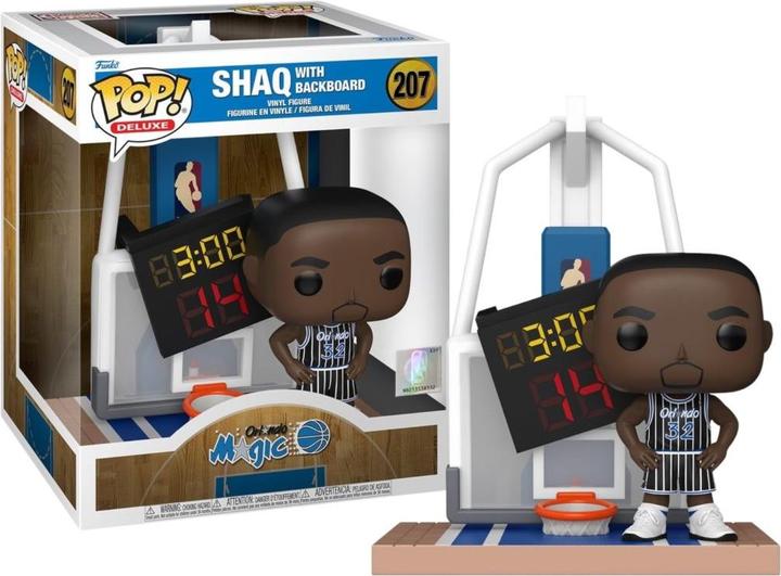 Actual product image Funko NBA Legends POP! Sports Deluxe Vinyl Figur Shaq w/Backboard 16 cm
