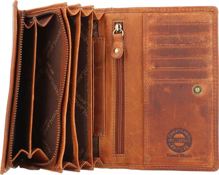 Actual product image Greenland Nature Soft & Safe wallet leather 16 cm RFID