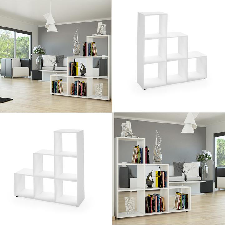Produktbild Vicco Treppenregal (105 x 29 x 108 cm)