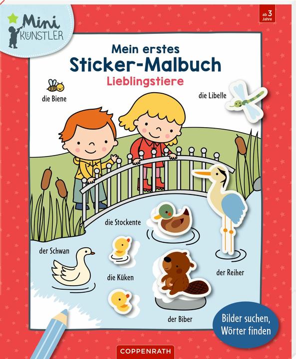 Image du produit Mon premier livre de coloriage d'autocollants : Animaux préférés