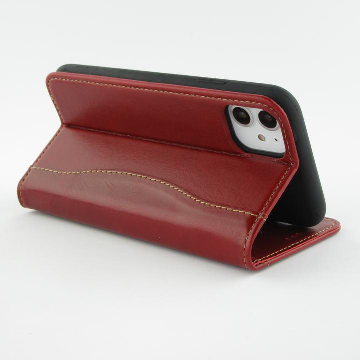 Actual product image Fierre Shann Fourre Flip cuir véritable (Apple iPhone 11)