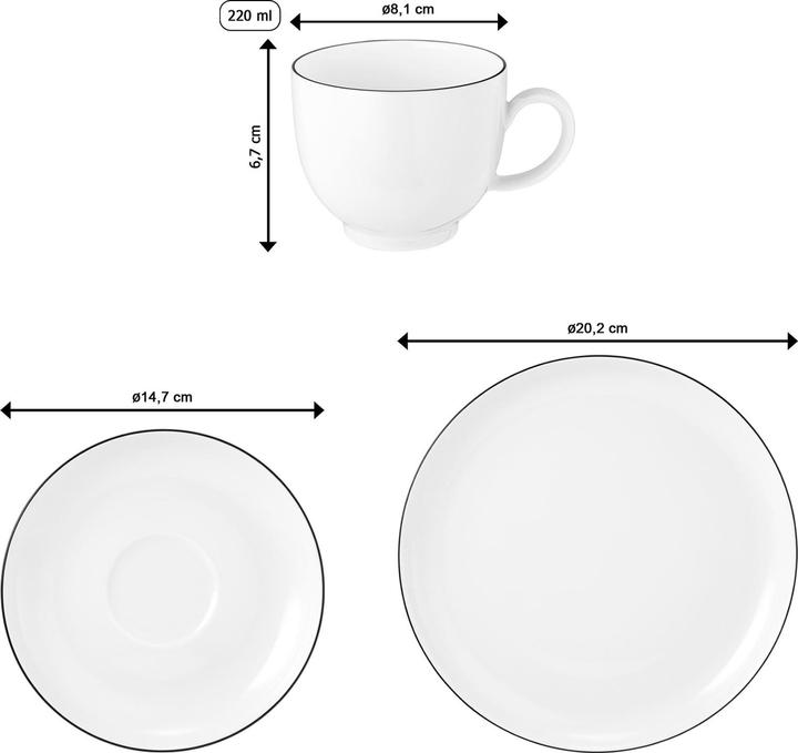 Produktbild Seltmann Black Line (18 Stück)
