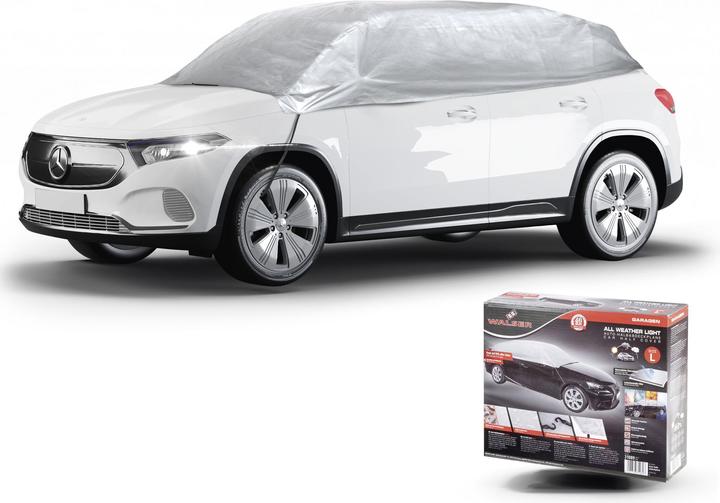 Walser Autoplane All Weather Light Taglia L, Telone per auto Semi-Garpaulin Grigio chiaro