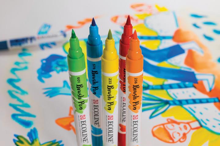Image du produit Talens ECOLINE Brush Pen (Multicolore, 10 x)