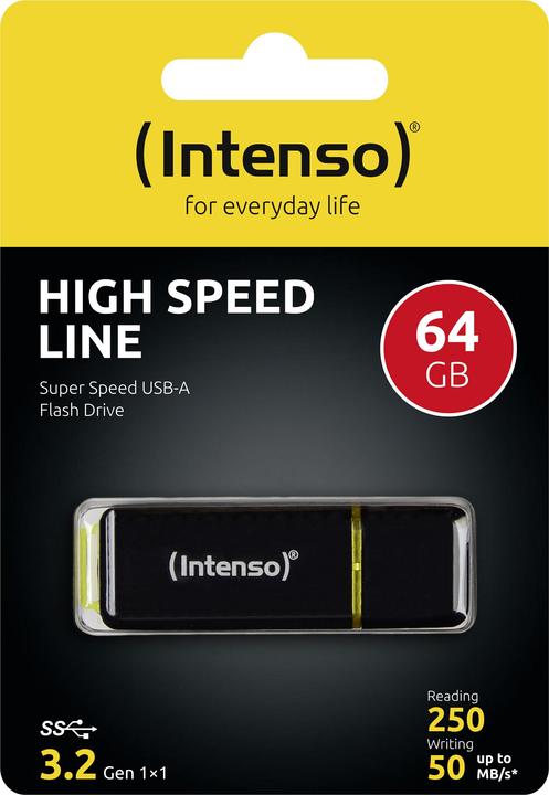 Immagine prodotto Intenso linea ad alta velocità (64 GB, USB-A)