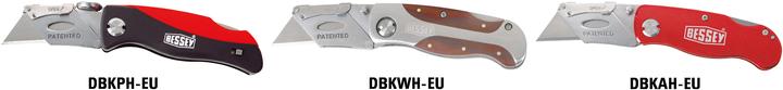 Produktbild Bessey Klingen-Klappmesser mit Aluminiumgriff DBKAH-EU (Cutter)