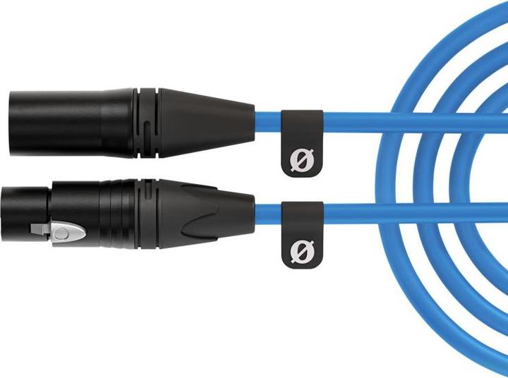 Produktbild RØDE XLR3M-B XLR Kabel 3m blau (Neuheit) (3 m, XLR)