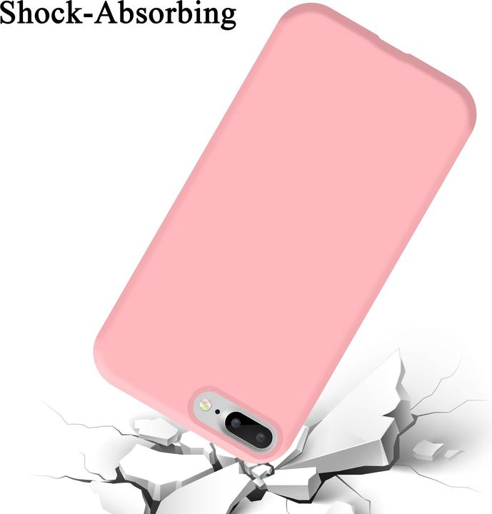 Actual product image Cadorabo TPU Liquid Silicone Case Cover (Apple iPhone 7 Plus, Apple iPhone 7s Plus)