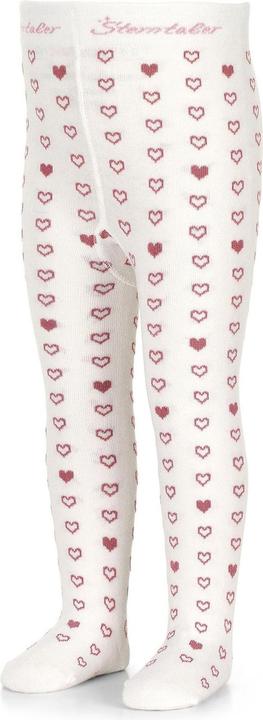Produktbild Sterntaler Baby-Strumpfhose Herzen Ecru Gr. 86 (86)