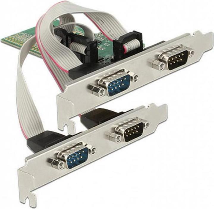 Image du produit Delock PCIe 4x D-Sub9