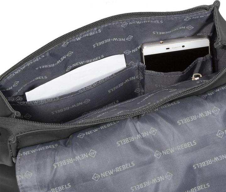 Actual product image New Rebels Daley - Washington Backpack Flap Black (13 l)