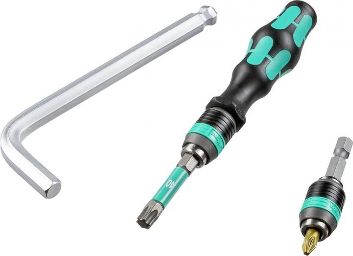 Produktbild Wera Kraftform Kompakt 100 (Innensechsrund TX M10, Innensechsrund TX M15, Innensechsrund TX M20, Kreuz Phillips PH M1, Kreuz Phillips PH M2, Innensechsrund TX M25, Innensechsrund TX M40, Kreuz Pozidriv PZ M1, Kreuz Phillips PH M3, Kreuz Pozidriv PZ M3, Innensechsrund TX M30, Kreuz Pozidriv PZ M2)
