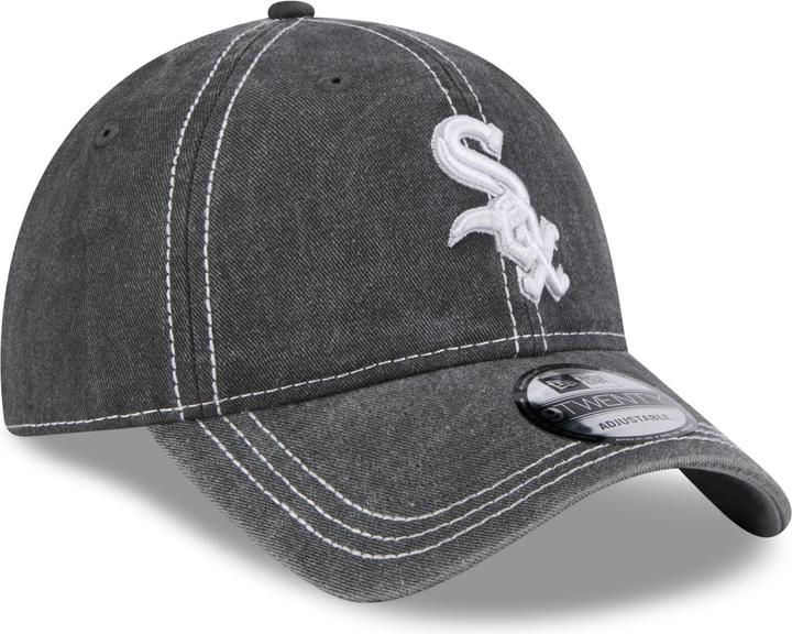 Actual product image New Era 9Twenty Cap - Washed Chicago White Sox Schwarz