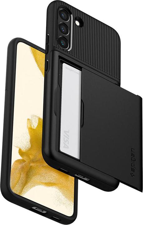 Actual product image Spigen SLIM ARMOR CS GALAXY S22 + PLUS Black