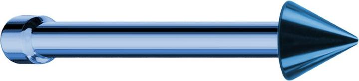 Immagine prodotto Star Piercing Nasenstecker gerade dunkelblau mit Cone (senza ottone, Acciaio chirurgico 316L)