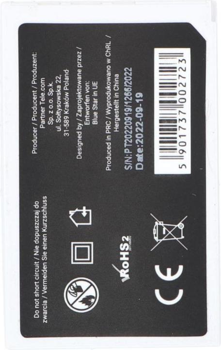 Image du produit Batterie Blue Star Batterie BLUE STAR pour NOKIA 8210 / 8310 / 6510 900 mAh
