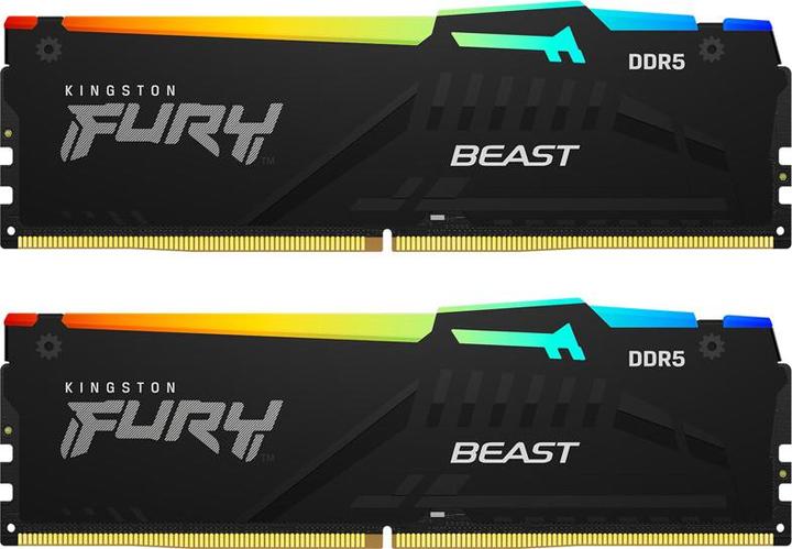 Actual product image Kingston FURY Beast RGB (2 x 16GB, 5200 MHz, DDR5 RAM, DIMM)