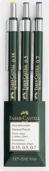 Produktbild Faber-Castell 3er Etui TK-Fine (0.70 mm, HB, 3 x)