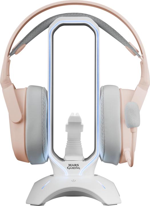 Image du produit Mars Gaming Support Casque Mhhpro W RGB (Blanc)