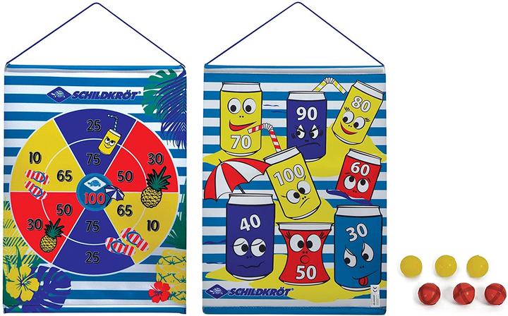 Produktbild Schildkröt Roll Up Dart Set Klett-Scheibe 51x41 cm, 2x3 Bälle Ø 3 cm, ab 3 Jahren