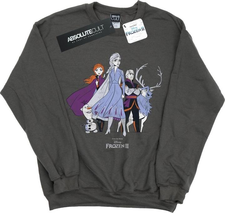 Disney Frozen 2 Distressed Group Sweatshirt (XL)