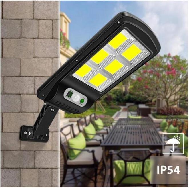 Productafbeelding Maclean MCE446 Straatlantaarn op zonne-energie met bewegings- en schemersensor, IP54, 4 W, 400 lumen, 6500 (400 lm, IP54)