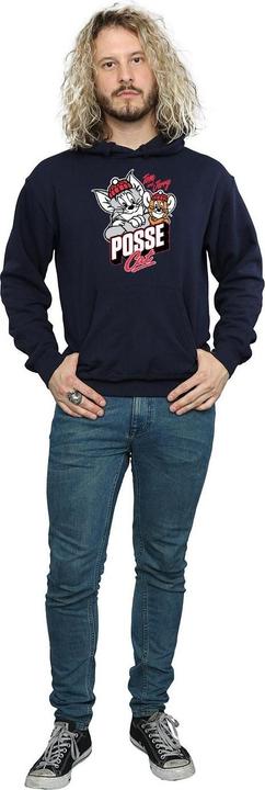 Immagine prodotto Tom & Jerry Posse Cat Felpa con Cappuccio Uomo (3XL)