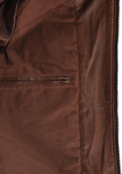 Immagine prodotto Solid Giacca In Pelle Giubotto Di Pelle Giacche Da UomoCon Collo Alto Vera Pelle (3XL)