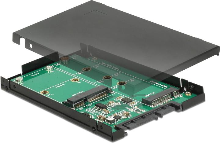 Actual product image Delock M.2 or mSATA to SATA adapter