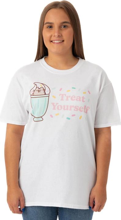 Immagine prodotto Pusheen Treat Yourself Maglietta Donna (L)