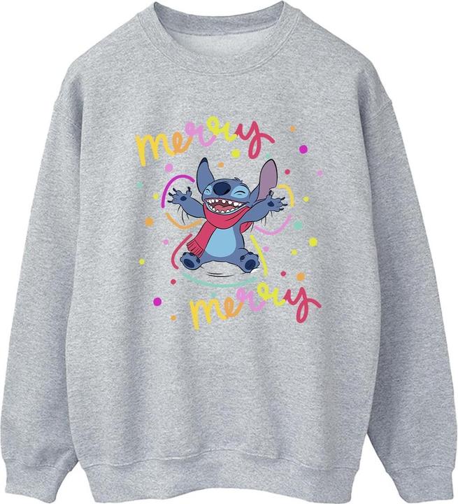 Disney Lilo & Stitch Merry Rainbow Sweatshirt (S)