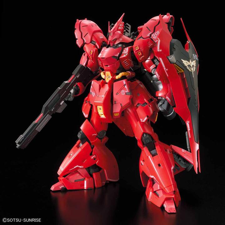 Actual product image Bandai GUNDAM - Model Kit - Real Grade - MSN-04 Sazabi
