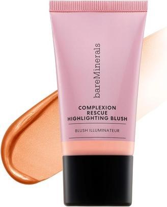 Actual product image Bare Minerals bareMinerals Rouge Complexion Rescue Highlighting Blush Peach Glow / 15 ml (Peach Glow)