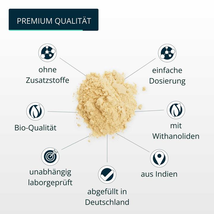 Produktbild Brandl Ashwagandha Pulver Bio (1 Stück, Pulver, 500 g)