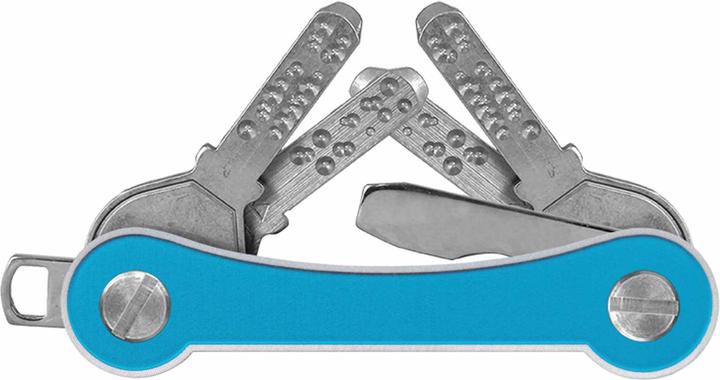 Actual product image Keycabins Key organizer KCAFS1.3 aluminum frame S1 blue light