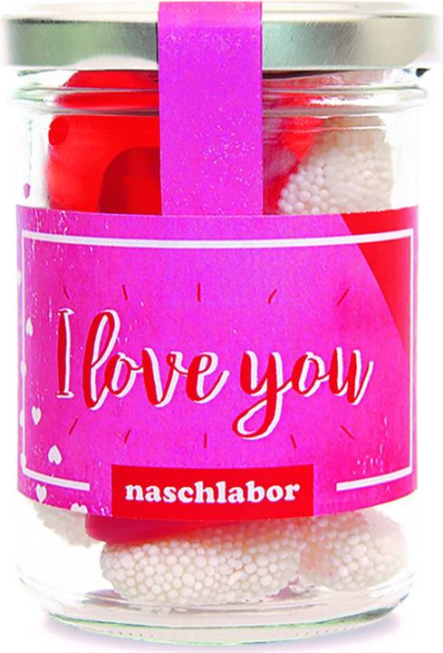 Actual product image Naschlabor Snack glass Love You (160 g)