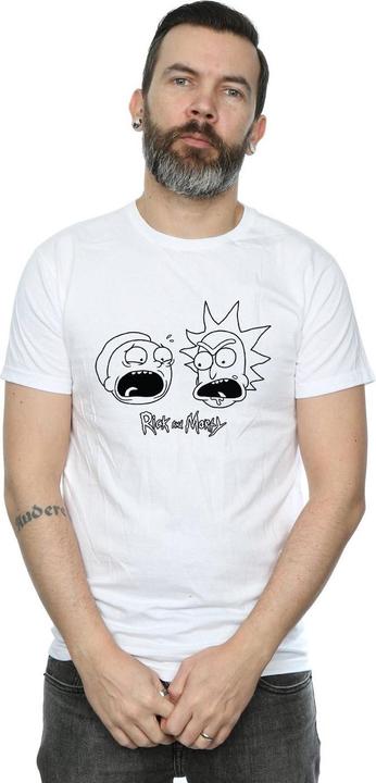 Produktbild Rick And Morty Head TShirt aus Baumwolle (L)