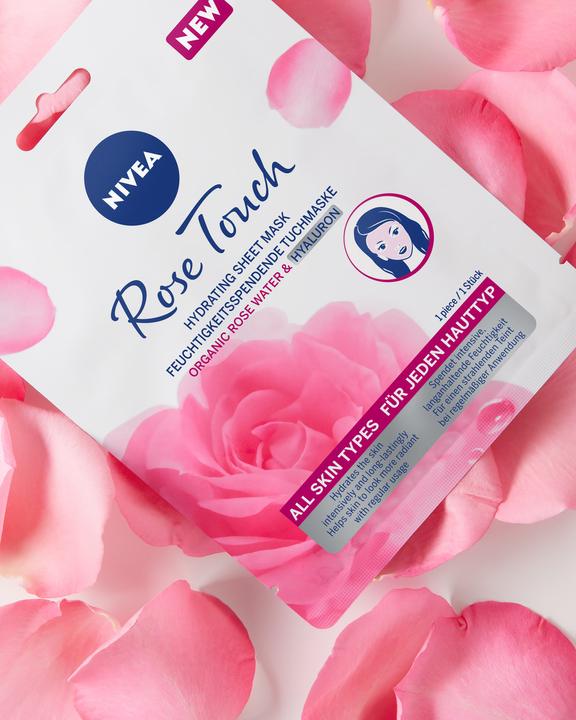 Actual product image NIVEA Rose Touch Moisturising Sheet Mask (221 ml)