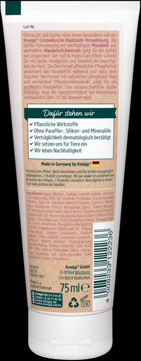 Produktbild Kneipp Cremedusche Hautzarte Verwöhnung (75 ml)