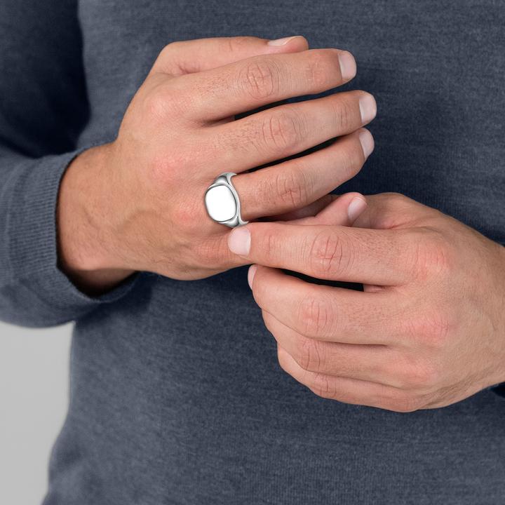 Produktbild Männerglanz Herren Ring Sterling Silber - 34714 (64, 925 Silber)